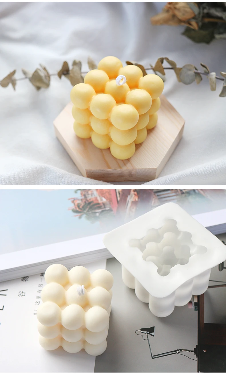 Bubble Cube Candle Mold Bubble Cube Candle Mold