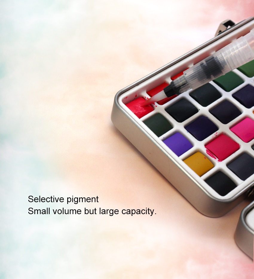 Portable Watercolor Paint Set Portable Watercolor Paint Set