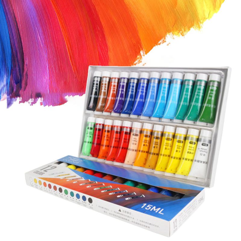 12-24 Colors 15 ml Acrylic Paint 12-24 Colors 15 ml Acrylic Paint