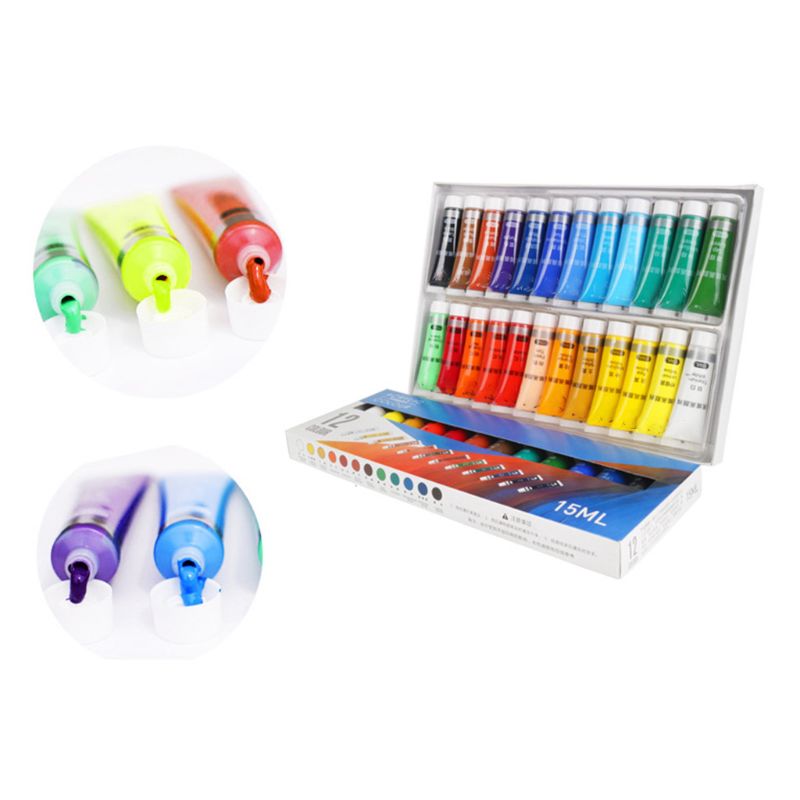 12-24 Colors 15 ml Acrylic Paint 12-24 Colors 15 ml Acrylic Paint