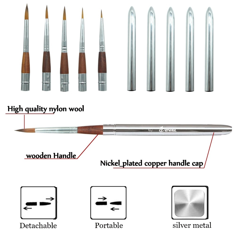 Travel Art Paint Brush Set