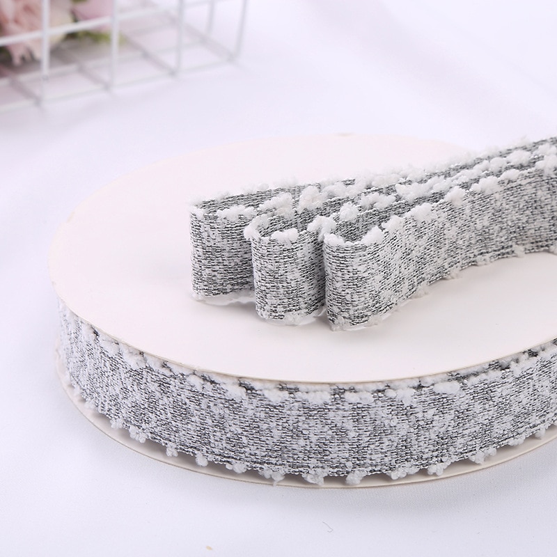 Tweed Trimmed Ribbon for Craft