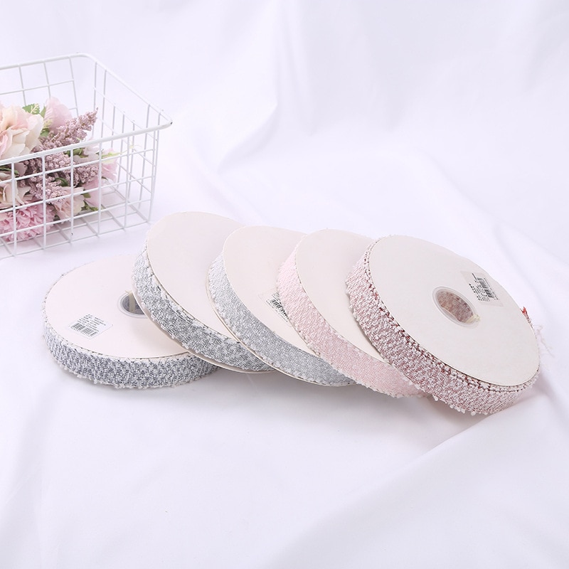 Tweed Trimmed Ribbon for Craft