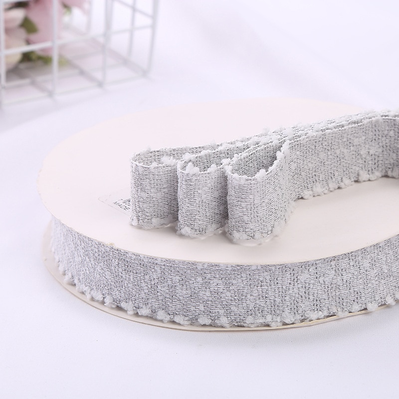 Tweed Trimmed Ribbon for Craft