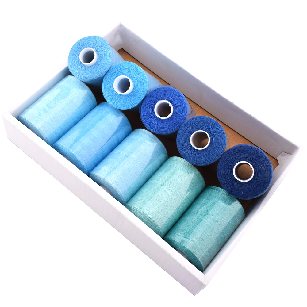 Sewing Polyester Threads 10 Pcs Set