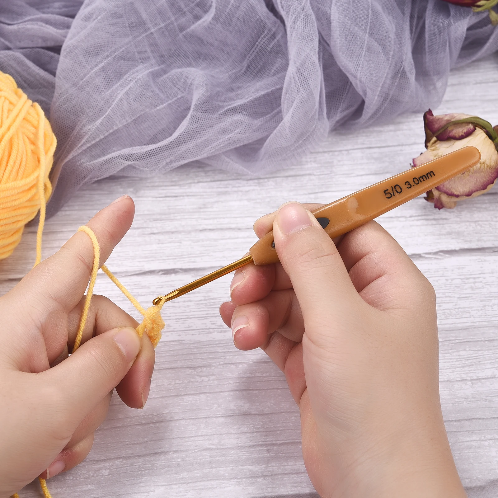 Knitting Crochet Hook  with Handle